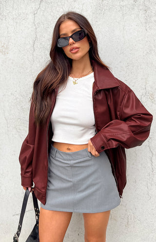 Nila | Bomber jacket bordeaux