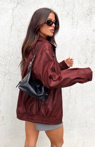 Nila | Bomber jacket bordeaux