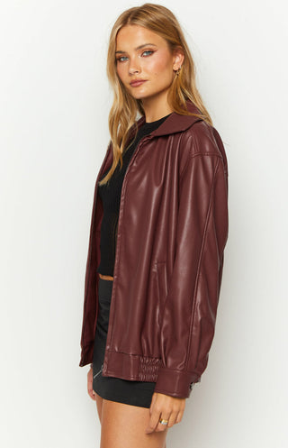 Nila | Bomber jacket bordeaux