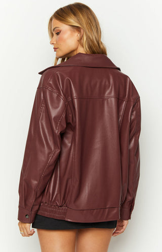 Nila | Bomber jacket bordeaux