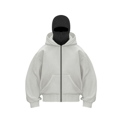 Gio | Balaclava | Sweat-shirt à capuche avec fermeture éclair intégrale
