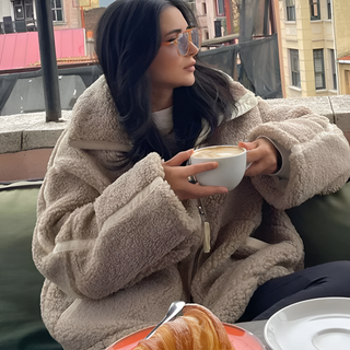 Camila | Giacca in Teddy Fleece