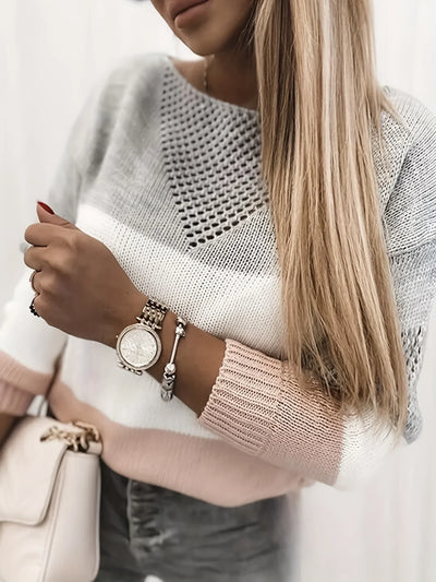 SOPHIE™ | Pull en Maille Découpé
