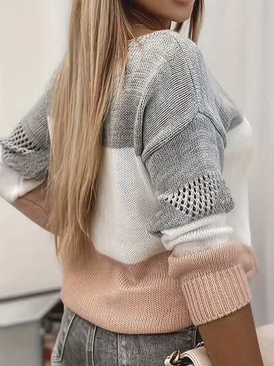 SOPHIE™ | Pull en Maille Découpé