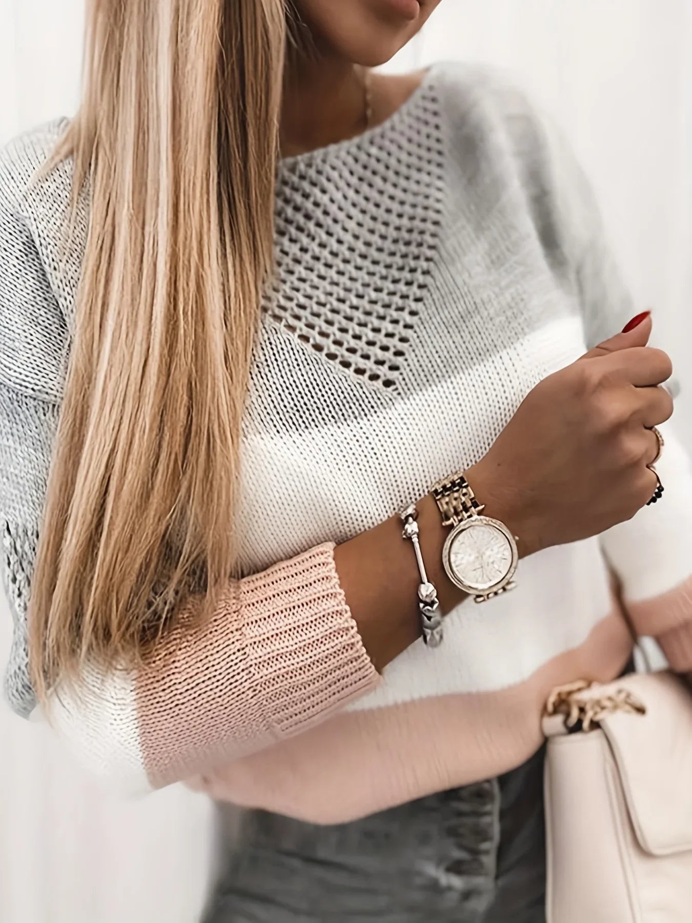 SOPHIE™ | Pull en Maille Découpé