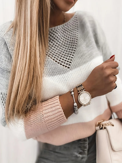 SOPHIE™ | Pull en Maille Découpé
