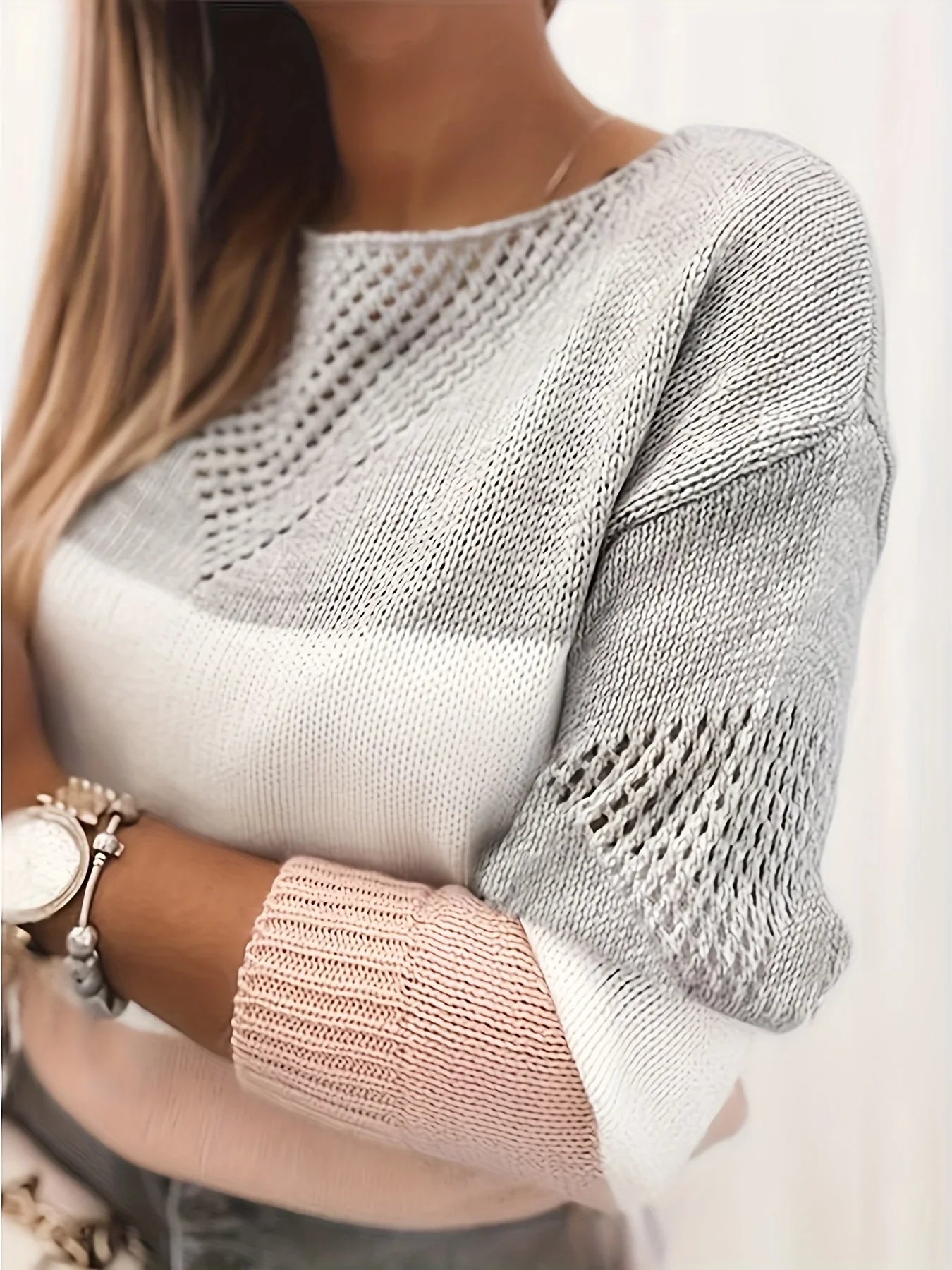 SOPHIE™ | Pull en Maille Découpé