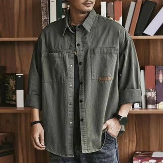 Massimo™ - Camicia Casual Oversize in Stile Vintage